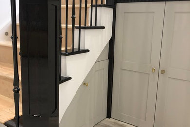 Inspiration for a contemporary staircase in Berkshire.