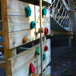Treehouse with turrets, mezzanines and outside decks - Garden Playhouses