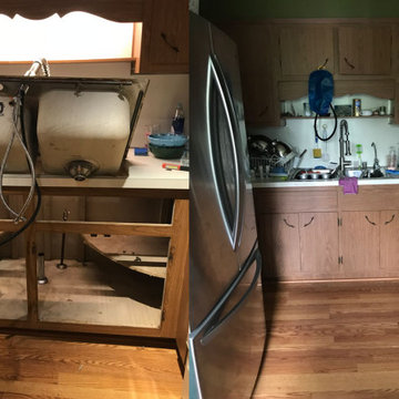 Modern Update to 1940s Kitchen