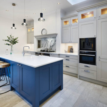 Elegant and Playful Two-Tone Classic Kitchen