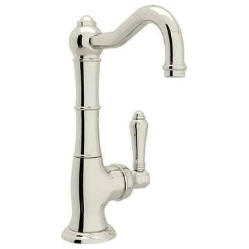 Rohl Kitchen Faucet with Single-Lever Handle, Polished Nickel
