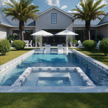 Porcelain Pool Tile Designs
