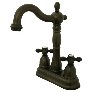 Kingston Brass 4" Centerset Bar Faucet, Oil Rubbed Bronze