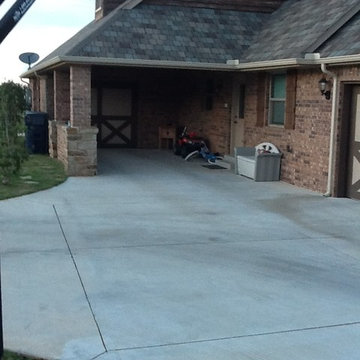Todd M's Pro Dunk Gold Basketball System on a 47x16 in Yukon, OK