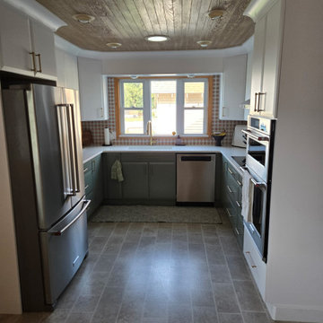 From Inspiration to Reality: A Two-Tone Kitchen Transformation