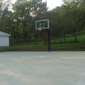 Amanda and Randy T's Hercules Diamond Basketball System on a 50x50 in Bland, VA