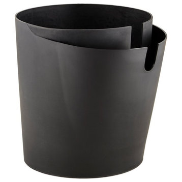 Safco Products CanCan Deskside Recycling and Trash Can 9929BL Black