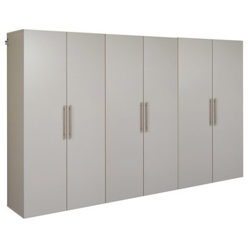 Hangups 108" Storage Cabinet Set E, 3-Piece, Light Gray