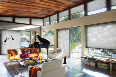 Living room - transitional living room idea in Seattle