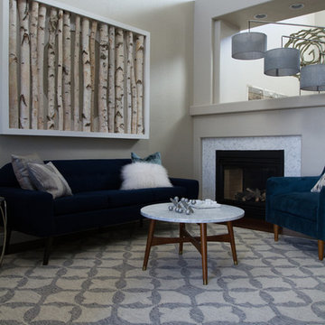 Glam living room