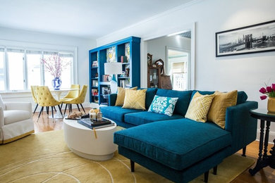 Inspiration for a family room remodel in Cleveland
