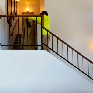 Custom Iron Staircase Railing