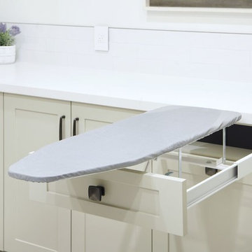Pull out ironing board