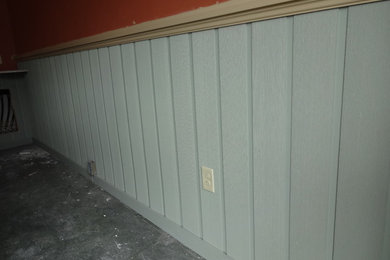 Vertical Siding for Wainscoting