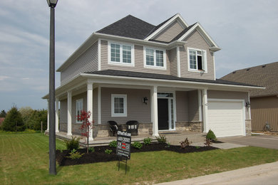 Inspiration for a timeless exterior home remodel in Toronto