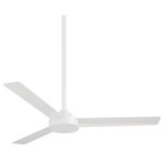 Minka Aire - Minka Aire Roto 52" Ceiling Fan With 4-Speed Wall Control, Flat White - Features