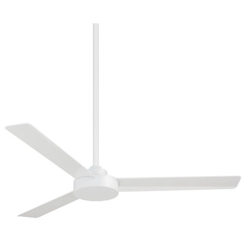 Minka Aire Roto 52" Ceiling Fan With 4-Speed Wall Control, Flat White