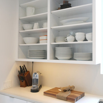 Scullery with Open Shelved Storage