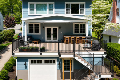 Home design - transitional home design idea in New York