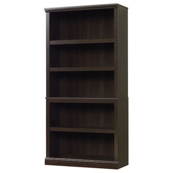 Pemberly Row 5 Shelf Bookcase in Cinnamon Cherry