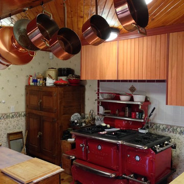 Restored Antique gas stove by Stanley Iron Works