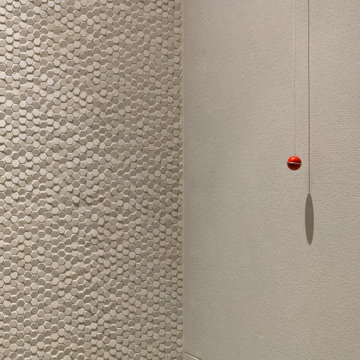 SECONDO BAGNO - dettaglio rivestimento tridimensionale