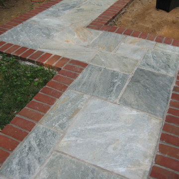 Loudoun County New Front Portico & Walkway
