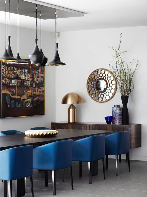 Navy Blue Dining Chairs | Houzz