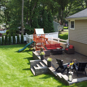 Raised Outdoor Patio with Functionality and Beauty