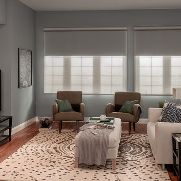 Bali Dual Shades with Roller and Solar Shades