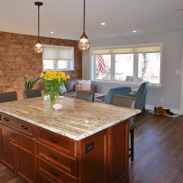 Bi-level West Chester PA Kitchen and First Floor Makeover.