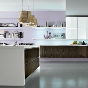 Modern Italian Custom Made Kitchens by LUBE