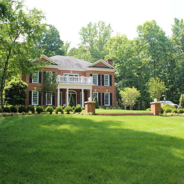Symphony for Brick and Boxwood - Fredericksburg Landscape Design