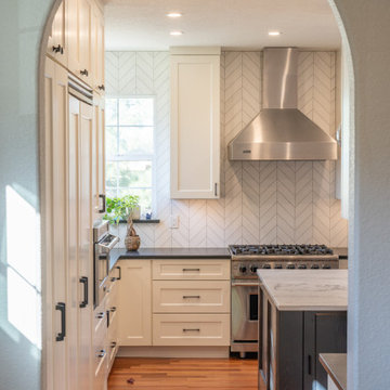 Boulder County Luxury Kitchen Remodel with Quartzite Island & Custom Cabinetry
