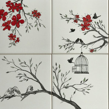 Carrelage de salle de bain "Japon"