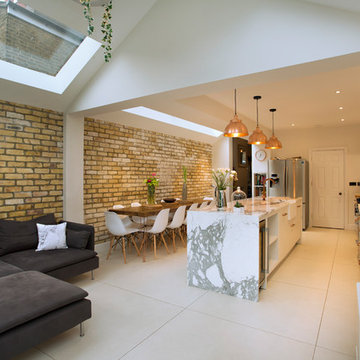 Silky Cream Gable Roof Extension - Tooting