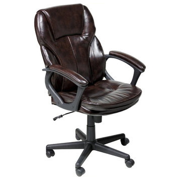 Serta Mitchell Managers Office Chair Roasted Chestnut Brown