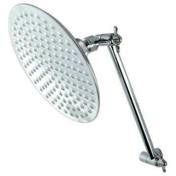 Showerscape Showerhead With Adjustable Shower Arm, Polished Chrome