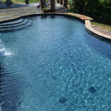 Pool and Hardscape private home