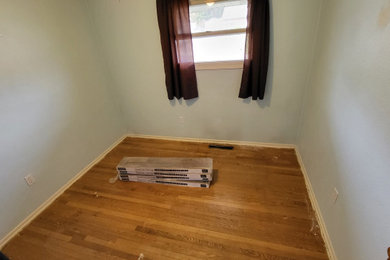small room flooring installation