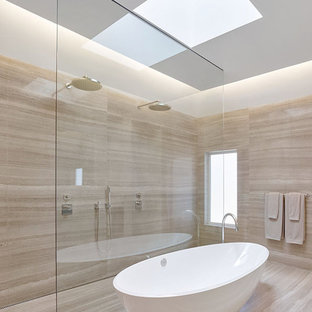 Badezimmer mit Steinplatten Ideen, Design & Bilder - September 2020