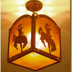 Cowboy Hanging Light - Flush-mount Ceiling Lighting