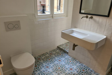 Réalisation d'un WC et toilettes.