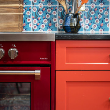 Turkish Tea Room Inspired Colorful Kitchen