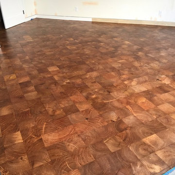 Mesquite End Grain Flooring - Pasadena Hills, CA