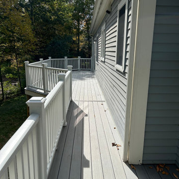 TimberTech Sea Salt Gray Backyard Deck