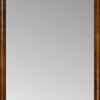 35"x81" Custom Framed Mirror, Light Brown