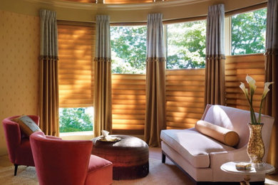 Example of a family room design in Albuquerque