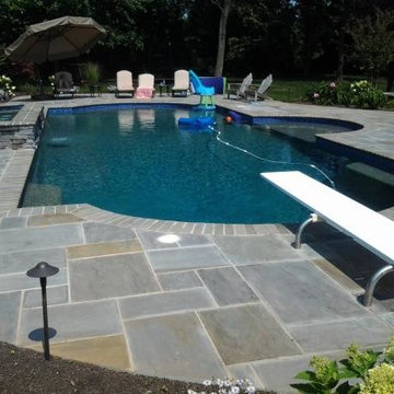 New Inground Pool built 2013 by Levco Pools Inc. Basking Ridge