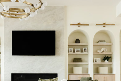 Living room - large transitional living room idea in Hawaii